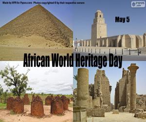yapboz Afrika Dünya Mirası Günü
